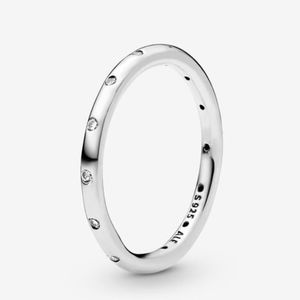 Pandora Simple Sparkling Ring Silver